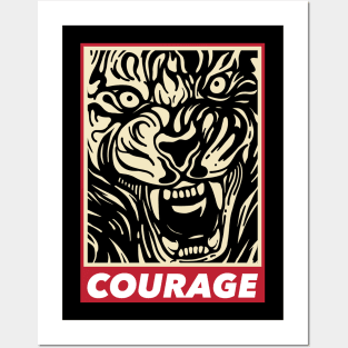 Courage Posters and Art